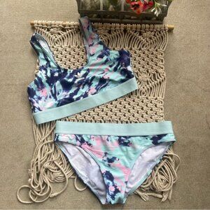 Adidas Tie Dye 2-piece Swimsuit Size Large